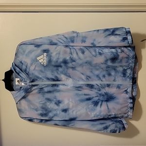 NWT: adidas Hooded lightweight windbreaker jacket
